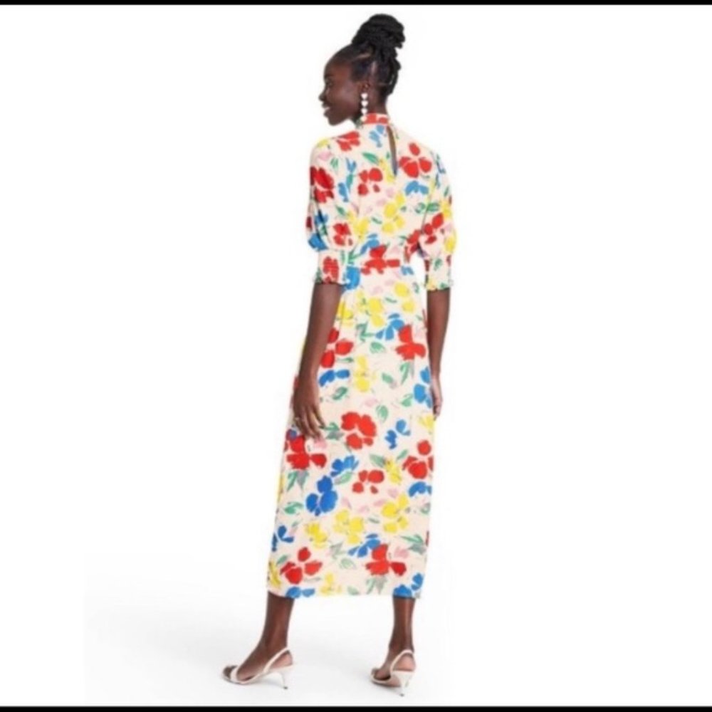 Rixo white Floral high neck dress Target NWT! - Picture 6 of 6